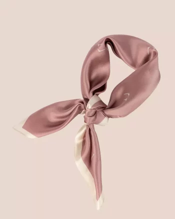 Silkeskjerf Paris Dusty Pink - Frimino