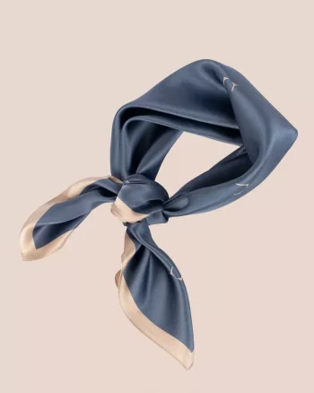 Silkeskjerf Paris Light Blue - Frimino