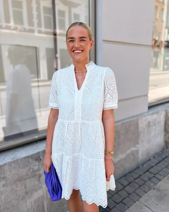 Yasholi Ss Dress White - Yas