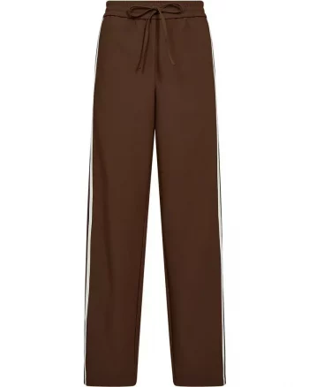 Augusta Sporty Pant Dark Brown - Ivy Copenhagen