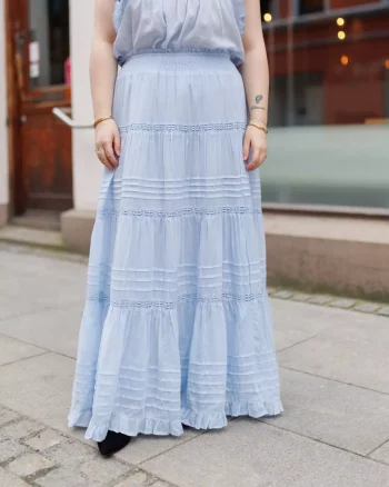 Felicia Voile Skirt Light Blue - Neo Noir