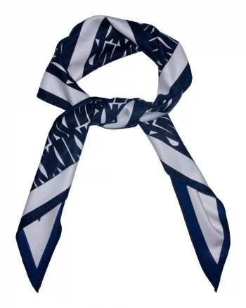 Skjerf Triangel Blå m/Bokstaver - Intex