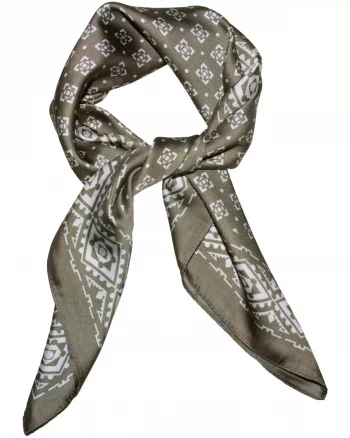 Skjerf m/Mønster Grønn - Intex