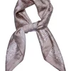 Skjerf m/Mønster Beige - Intex