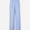 Satoves Trousers Air Blue Mel. - Samsøe Samsøe