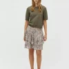 Vildea Skirt Lynx Print Grey - MbyM