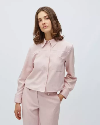 Hoppa Blouse Light Pink - MbyM