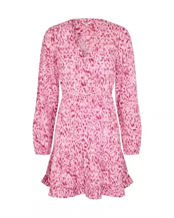 Shinya Dress Lynx Print Pink - MbyM