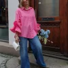 Marion Volant Shirt Hot Pink FORHÅNDSSALG! - From Paris With Love