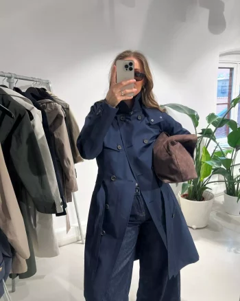 Trench Coat Ombre Blue - Aleksander Of Norway