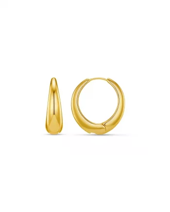 Tapered Hoop Earrings - Orelia