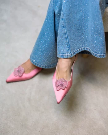 Fiona Crystal Satin Blush - Custommade