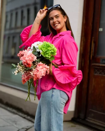 Marion Volant Shirt Even Hotter Pink - From Paris With Love