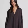 Timeline Blouse Chocolate Torte - Second Female