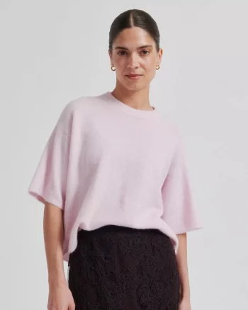 Gabby Knit O-Neck Pale Lilac - Second Female