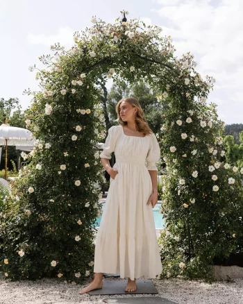 Cecilie Dress Creme - Secrets By B