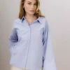 Nikita Shirt Blue Stripes - Urban Pioneers