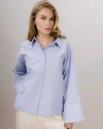 Nikita Shirt Blue Stripes - Urban Pioneers
