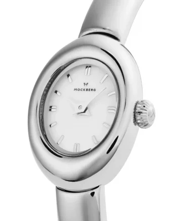 Belle Bangle Watch Silver - Mockberg