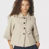 Rosemma Trench Mini Jacket Beige - Neo Noir
