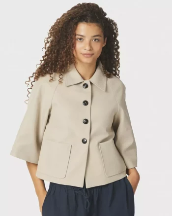 Rosemma Trench Mini Jacket Beige - Neo Noir
