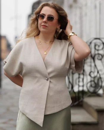 Yascomira Blazer Oatmeal - Yas