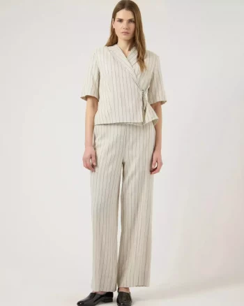 Yaslinura MW Linen Blend Pant - Yas