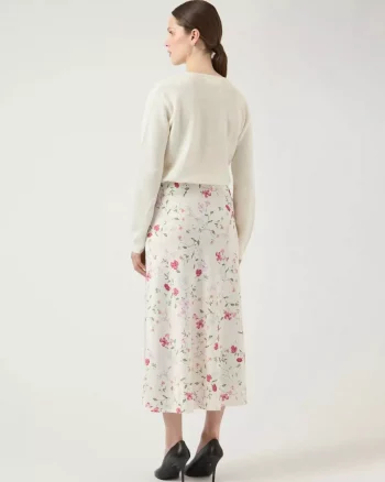 Yaspella HW Midi Skirt Pristine/Botalia - Yas
