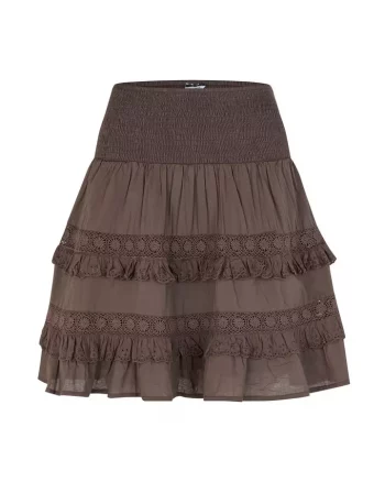 Viljana Skirt Chocolate Brown - Mbym