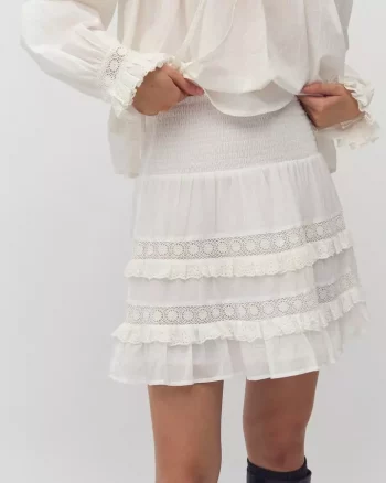 Viljana Skirt White - Mbym