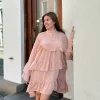 Chiffany Short Dress Maple Sugar - Gestuz
