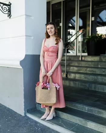 Zelmira Dress Dusty Pink - Urban Pioneers