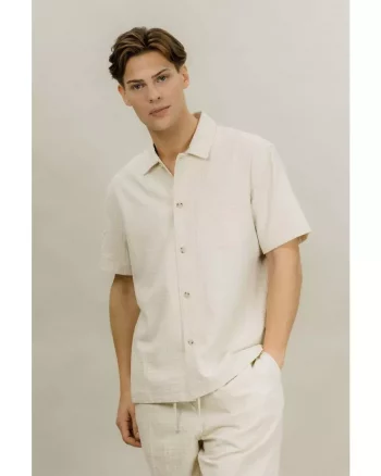 Vito Shirt Light Sand - Urban Pioneers