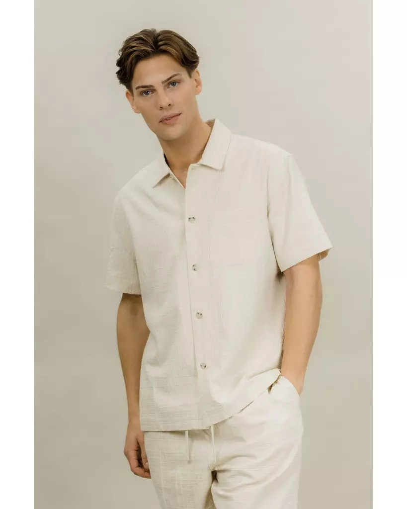Vito Shirt Light Sand - Urban Pioneers