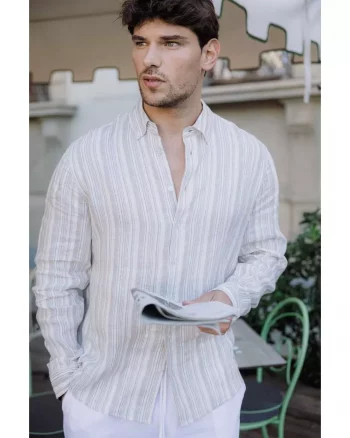 Thierry Shirt Grey Multi - Urbal Pioneers