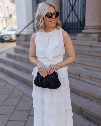 Ansol Emb Top Off White - Neo Noir