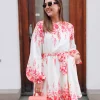 Miriam Dress Red Print - Secrets By B