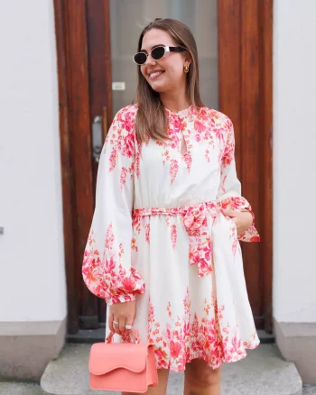 Miriam Dress Red Print - Secrets By B