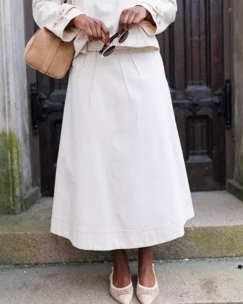 Elanora Skirt Cream - Urban Pioneers