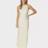 Celinie Heavy Sateen Dress Light Yellow - Neo Noir
