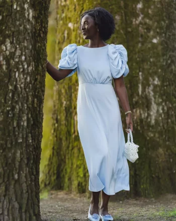 Yaspella 2/4 Long Dress Skyway - Yas