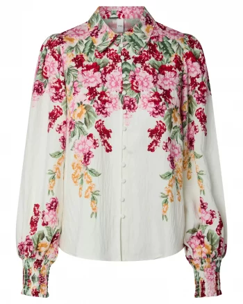 Yasrosie LS Shirt Birch/New Rosie - Yas