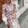 Camille Dress Long Cream - From Paris With Love