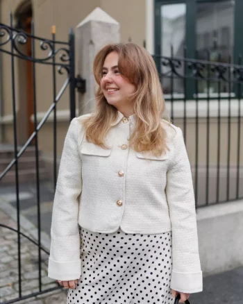 Celine Short Jacket Ecru - From Paris With Love