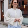 Santina Cardigan Cream - Urban Pioneers