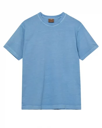 Step Faded O-SS Tee Clear Blue - Mos Mosh