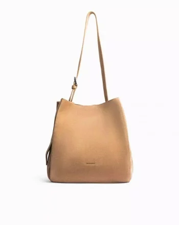 Sac Medium Suede Wet Sand - Jim Rickey