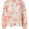 Yassomelli LS Shirt Birch/Red Flower - Yas