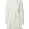 Yassomelli LS Shirt Dress Start White - YAS