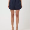 Yasagana Linen Blend Mini Shorts Navy - Yas